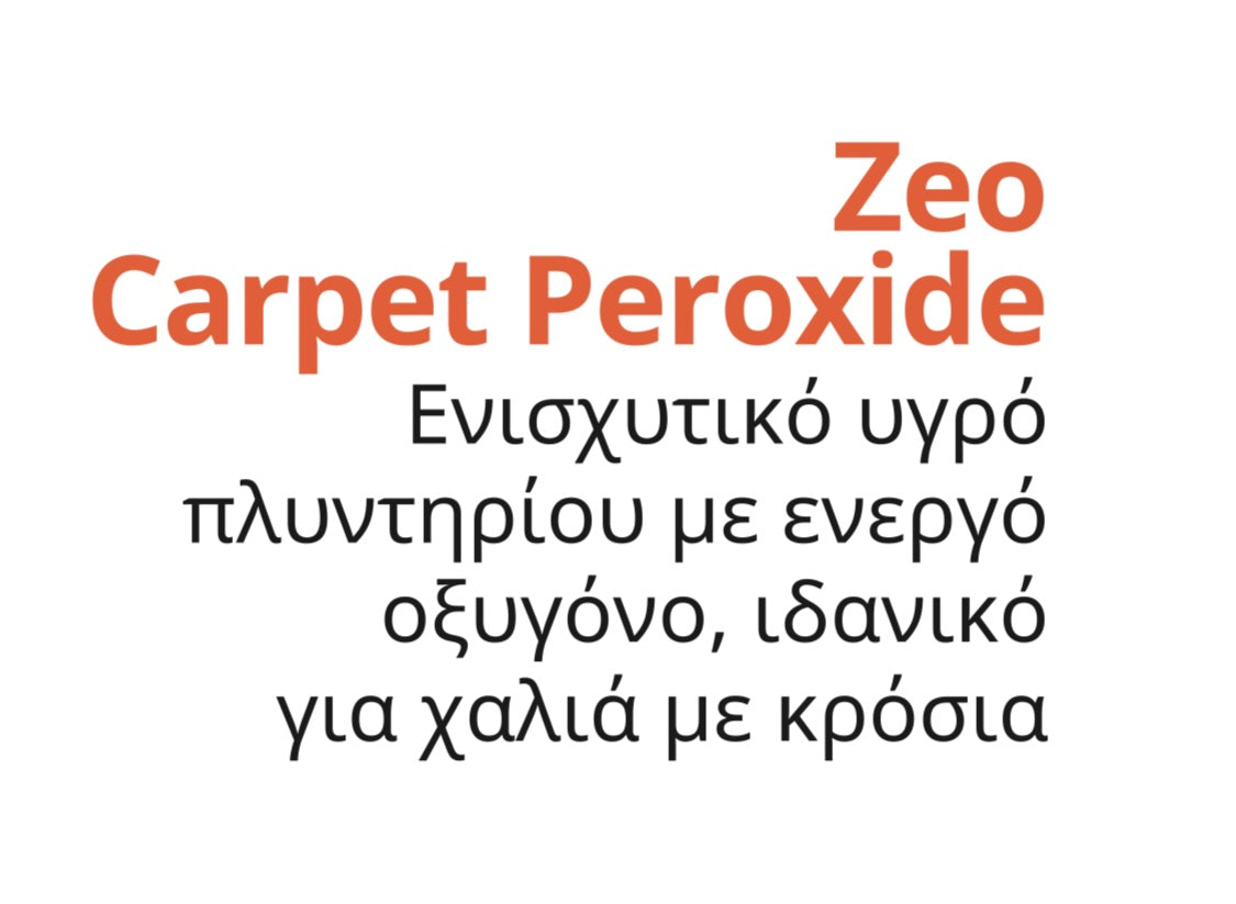 Zeo Carpet Peroxide
