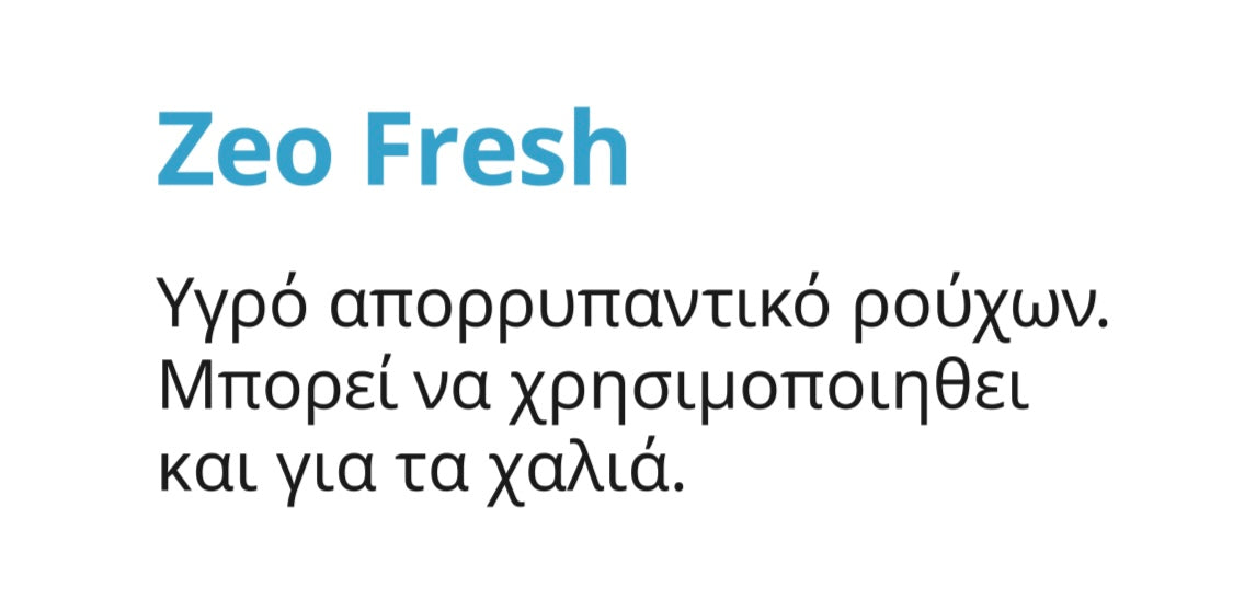 Zeo Fresh