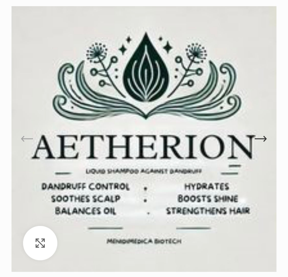 Aetherion Shampoo 200ml Ιδανικό σαμπουάν για θρέψη, ενδυνάμωση της τρίχας, τριχόπτωση, πιτυρίδα.