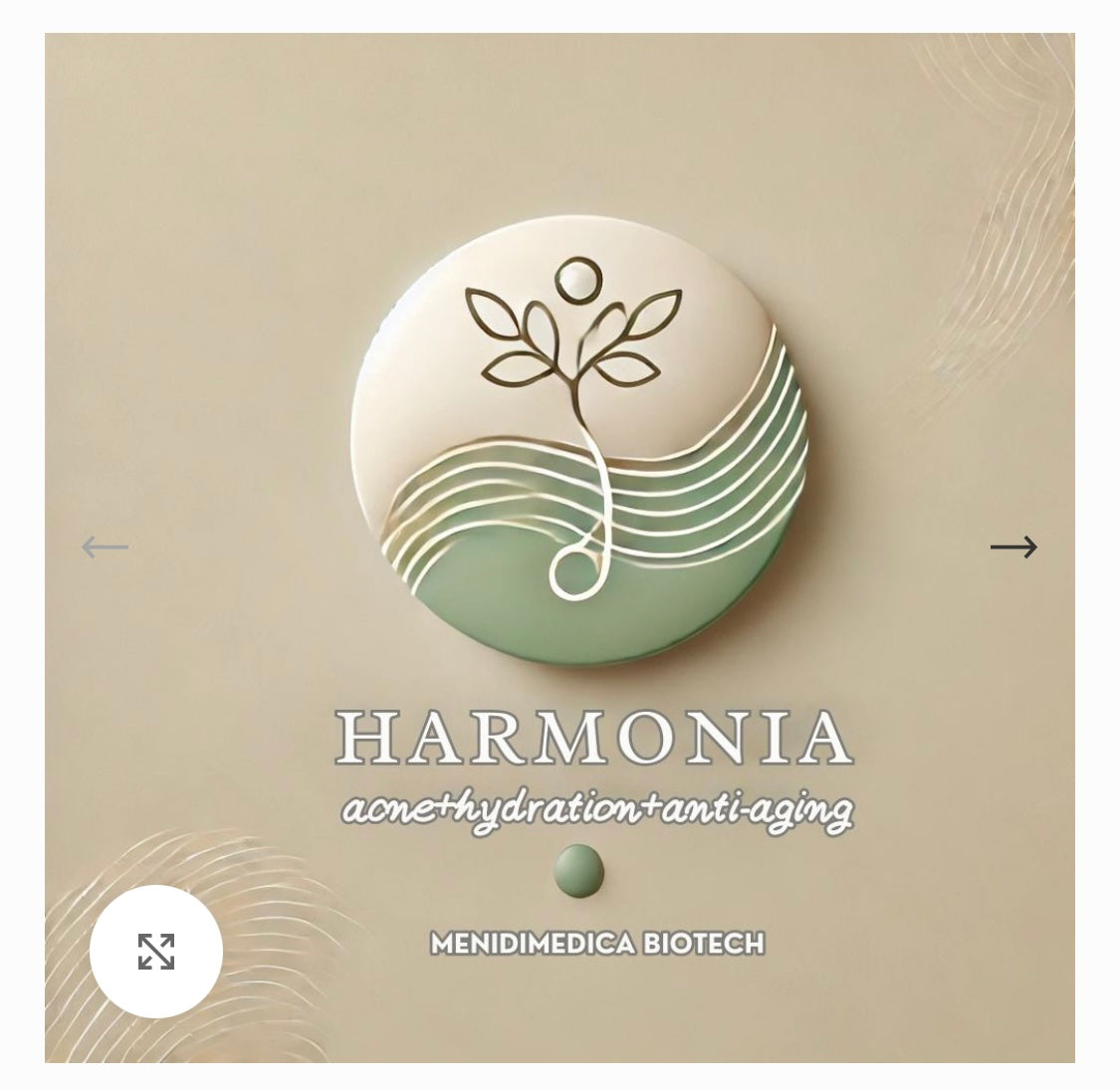 Harmonia Cream 50ml Βιολογική κρέμα για τάσεις ακμής, ενυδάτωσης και αντιγήρανσης.